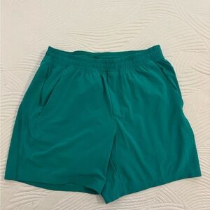 Lululemon Athletica Green Athletic Shorts Lightweight Moisture-Wicking